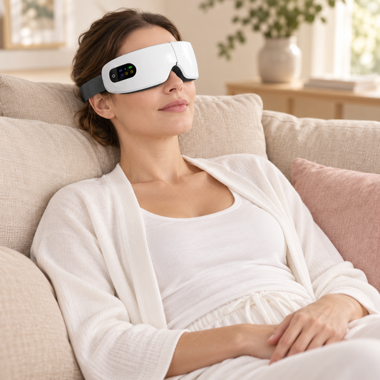 Eye Massager with Heat - White