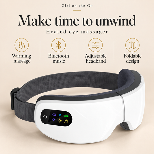 Eye Massager with Heat - White