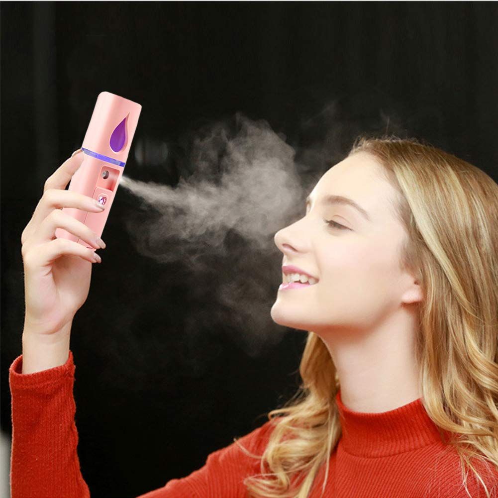 Portable Nano Facial Steamer with Mirror. 2 Pack