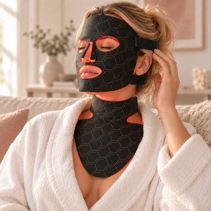 Red Light Therapy Face and Neck Mask